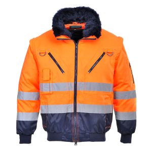 HI-Vis 3-i-1 pilotjakke