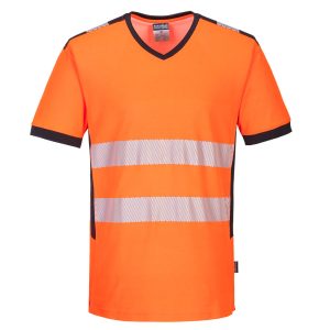 PW3 Hi-Vis V-hals T-Skjorte
