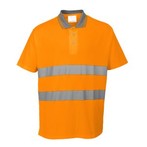 Hi-Vis Lettvekt Polo skjorte S/S
