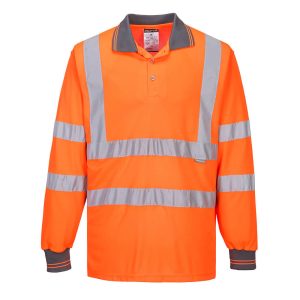 Hi-Vis langermet polo