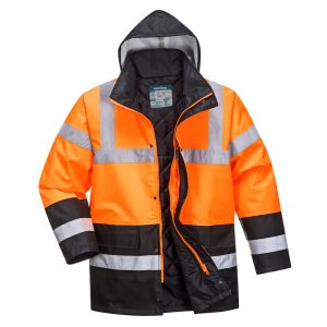 Hi-Vis Vinter Trafikk jakke to farget