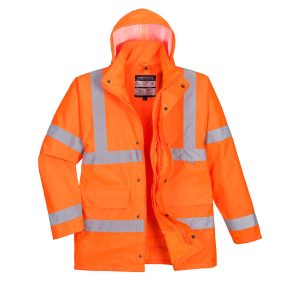 Hi-Vis 4-i-1 trafikk jakke