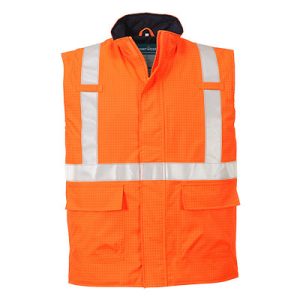 Bizflame Rain Hi-Vis Antistatisk flammehemmende kroppsvarmer