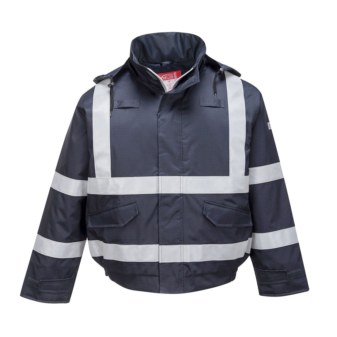 Flammehemmende pilotjakke Portwest S783 navy blå med multi-norm sertifisering