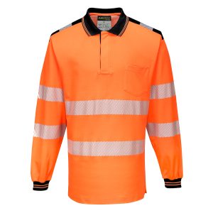 PW3 Hi-Vis Polo langermet