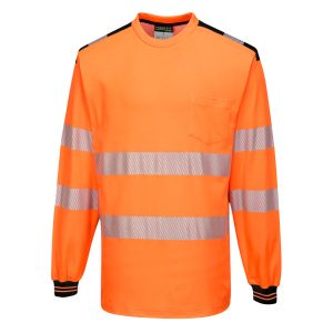 PW3 Hi-Vis langermet T-skjorte