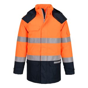 Flammehemmende vinterjakke Portwest FR617 med hi-vis refleks og multi-norm sertifiseringer
