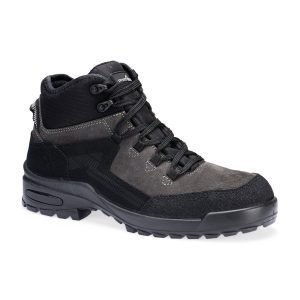 Vernesko Portwest FT72 ankelstøvletter i grå semsket skinn med ståltupp og S3L-sertifisering